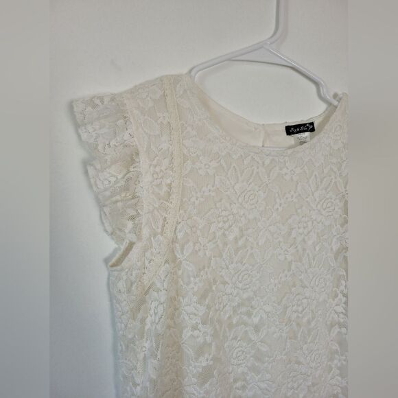 Bundle Of 3 Lace Blouse Sleeveless Cottage Fairy Academia Lolita Coquette Small - Picture 8 of 10